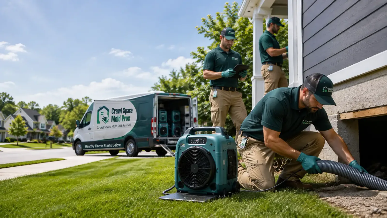 Crawl Space Mold Removal in Elmer City, WA